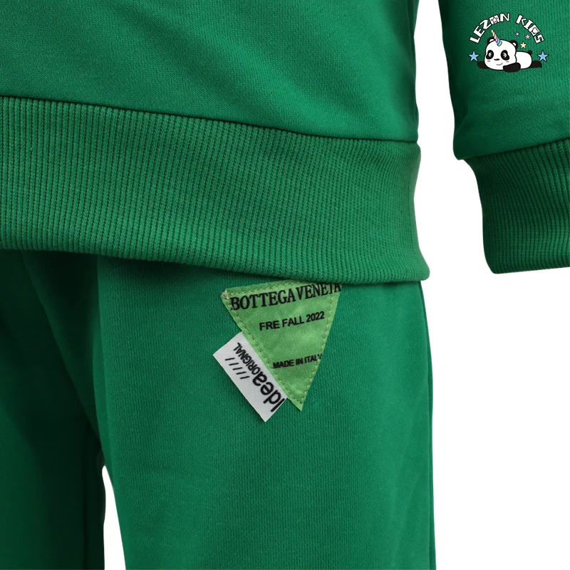 LEZONKIDS - Conjunto de Roupas Esportivas Personalizáveis para Meninos, Roupas Infantis Respiráveis para Outono